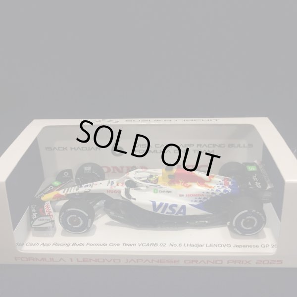 画像1: 新品特別入荷品●鈴鹿サーキット別注●SPARK 1/43 VISA CASH APP RACING BULLS F1 VCARB 02 JAPANESE GP 2025 (I.ハジャー）#6