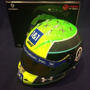 画像: セカンドハンド品●MOB SPORT別注●1/2スケール HAAS F1 2022 (ミック・シューマッハ)ミニヘルメット