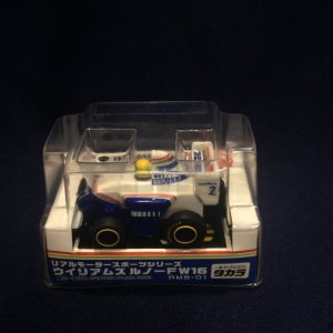 画像: セカンドハンド品●タカラ チョロQ WILLIAMS FW16 (A.セナ)