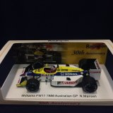 画像: セカンドハンド品●Racing on別注●SPARK 1/43 WILLIAMS HONDA FW11 AUSTRALIAN GP 1986（N.マンセル）#5