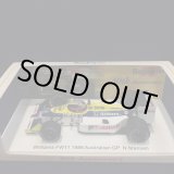 画像: セカンドハンド品●Racing on別注●SPARK 1/43 WILLIAMS HONDA FW11 AUSTRALIAN GP 1986(N.マンセル)#5