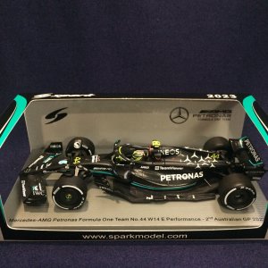 画像: セカンドハンド品●SPARK1/43 MERCEDES-AMG PETORONAS W14 2nd AUSTRALIAN GP 2023 (L.ハミルトン)#44