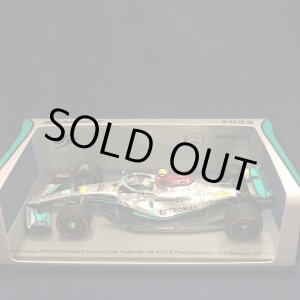 画像: セカンドハンド品●SPARK1/43 MERCEDES-AMG PETORONAS W13 3rd BAHRAIN GP 2022 (L.ハミルトン)#44