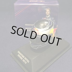 画像: セカンドハンド品●PMA1/8 RED BULL S.ベッテル ミニチュアヘルメット SEPANG 2010