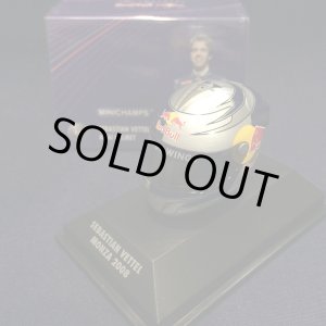 画像: セカンドハンド品●PMA1/8 RED BULL S.ベッテル ミニチュアヘルメット MONZA 2008
