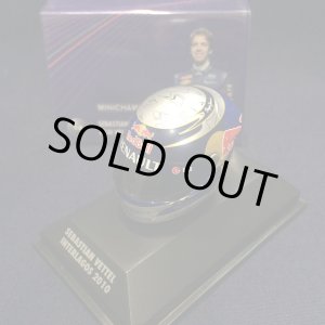 画像: セカンドハンド品●PMA1/8 RED BULL S.ベッテル ミニチュアヘルメット INTERLAGOS 2010