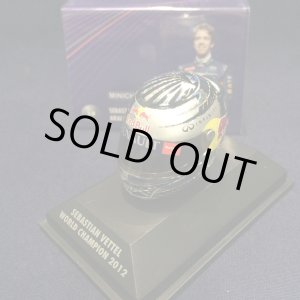 画像: セカンドハンド品●PMA1/8 RED BULL S.ベッテル ミニチュアヘルメット WORLD CHAMPION 2012