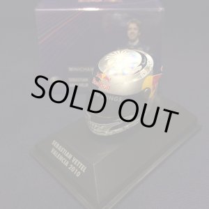 画像: セカンドハンド品●PMA1/8 RED BULL S.ベッテル ミニチュアヘルメット VALENCIA 2010