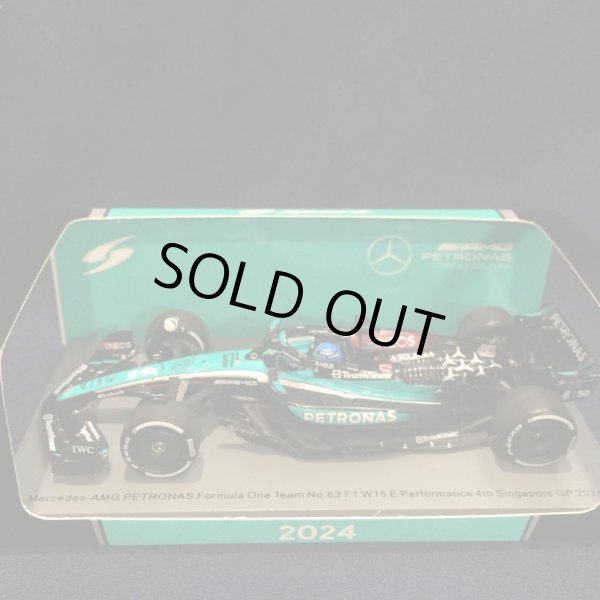 画像1: 新品正規入荷品●SPARK 1/43 MERCEDES-AMG PETRONAS F1 W15 4th SINGAPORE GP 2024 (G.ラッセル）#63