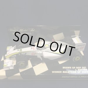 画像: セカンドハンド品●PMA1/43 BRAWN GP BGP001 WINNER MALAYSIAN GP 2009 (J.バトン) #22