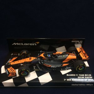画像: セカンドハンド品●PMA1/43 McLAREN MCL38 1st WIN HUNGARIAN GP 2024 (O.ピアストリ)#81