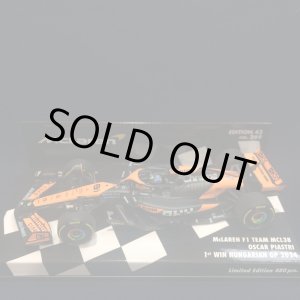 画像: セカンドハンド品●PMA1/43 McLAREN MCL38 1st WIN HUNGARIAN GP 2024 (O.ピアストリ）#81