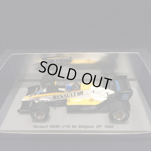 画像1: セカンドハンド品●SPARK 1/43 RENAULT RE60 BELGIUM GP 1986 (D.WARWICK) #16