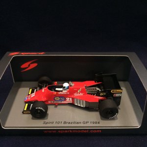 画像: セカンドハンド品●SPARK 1/43 SPIRIT 101 BRAZILLIAN GP 1984 (M.BALDI) #21