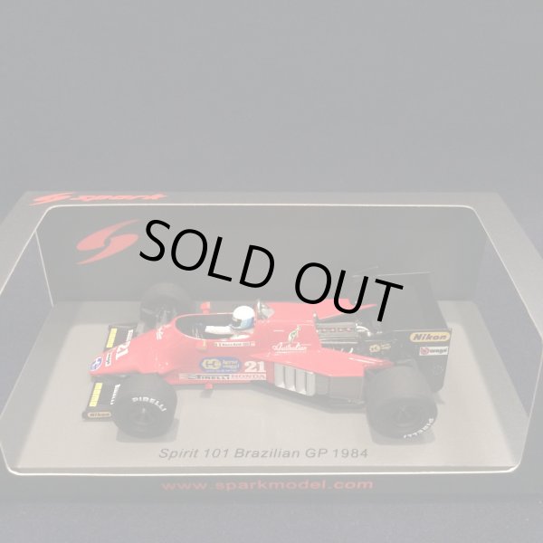 画像1: セカンドハンド品●SPARK 1/43 SPIRIT 101 BRAZILLIAN GP 1984 (M.BALDI) #21
