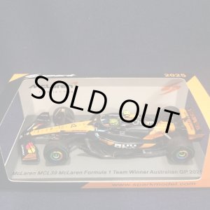 画像: 新品正規入荷品●SPARK 1/43 McLAREN MCL39 WINNER AUSTRALIAN GP 2025 (L.ノリス)#4