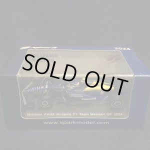 画像: 新品正規入荷品●SPARK 1/64 WILLIAMS FW46 MEXICAN GP 2024 (F.コラピント)#43