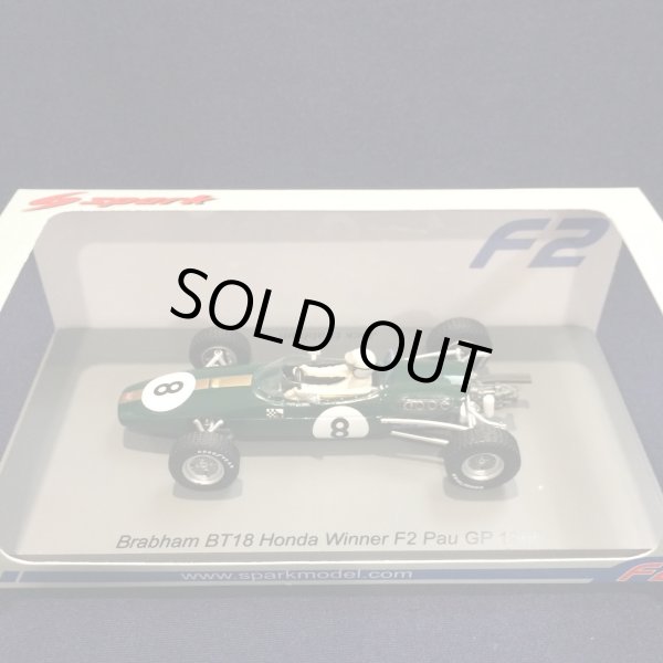 画像1: 新品正規入荷品●SPARK 1/43 BRABHAM HONDA BT18 WINNER F2 PAU GP 1966 (J.BRABHAM) #8
