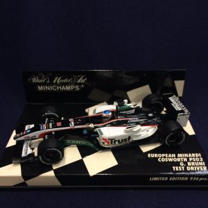 画像: セカンドハンド品●PMA1/43 EUROPEAN MINARDI COSWORTH PS03 TEST DRIVER (G.ブルーニ)#39