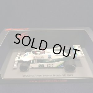 画像: 新品正規入荷品●SPARK 1/43 WILLIAMS FW07 WINNER BRITISH GP 1979 (C.REGAZZONI) #28