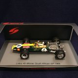画像: 新品正規入荷品●SPARK 1/43 LOTUS 49 WINNER SOUTH AFRICAN GP 1968 (J.クラーク）#4