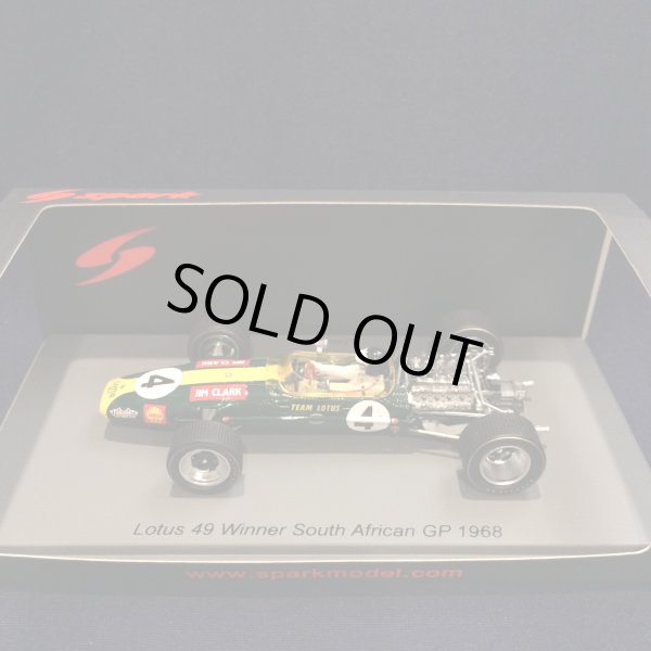 画像1: 新品正規入荷品●SPARK 1/43 LOTUS 49 WINNER SOUTH AFRICAN GP 1968 (J.クラーク）#4