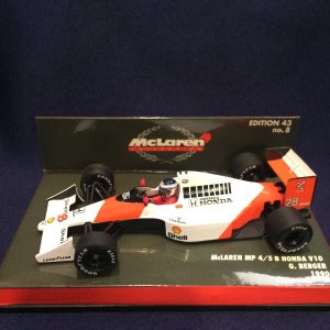 画像: セカンドハンド品●PMA1/43 McLAREN HONDA MP4/5B (G.ベルガー)1990 #28