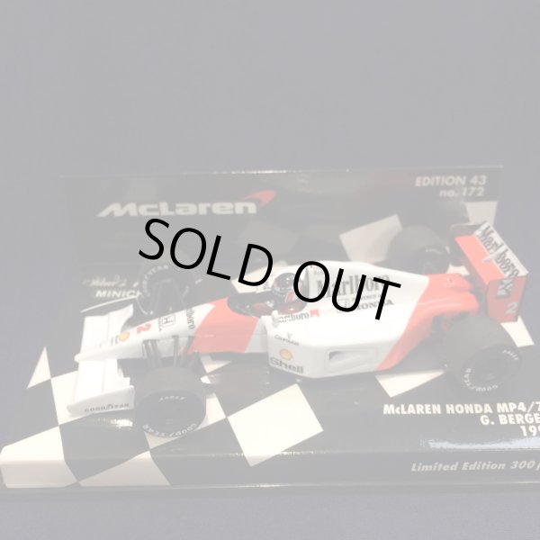 画像1: セカンドハンド品●タバコカスタム品●PMA1/43 McLAREN HONDA MP4/7 (G.ベルガー） 1992