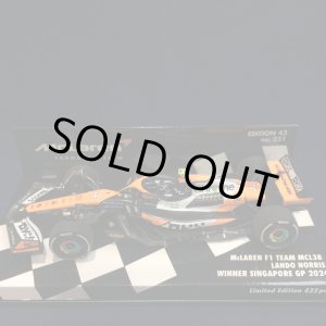 画像: 新品正規入荷品●PMA1/43 McLAREN MERCEDES MCL38 WINNER SINGAPORE GP 2024 (L.ノリス）#4