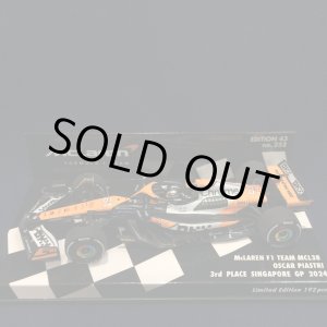 画像: 新品正規入荷品●PMA1/43 McLAREN MERCEDES MCL38 3rd PLACE SINGAPORE GP 2024 (O.ピアストリ）#81