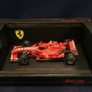 画像: セカンドハンド品●REDLINE 1/43 FERRARI F2007 WORLD CHAMPION WINNER BRAZIL GP (K.ライコネン)2007 #6
