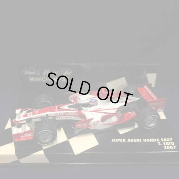 画像1: セカンドハンド品●PMA1/43 SUPER AGURI HONDA SA07 (佐藤琢磨) 2007 #22