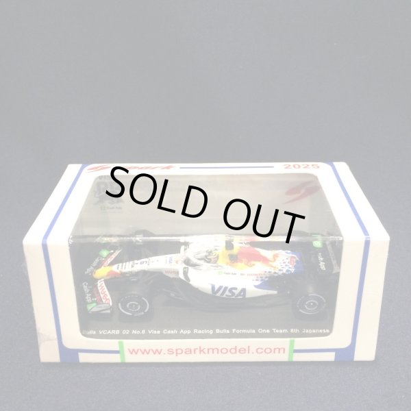 画像1: 新品正規入荷品●SPARK 1/64 VISA CASH APP RACING BULLS F1 VCARB 02 8th JAPANESE GP 2025 (I.ハジャー）#6