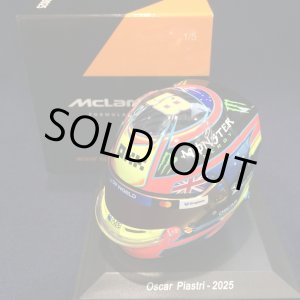 画像: 新品正規入荷品●SPARK1/5 McLAREN F1 2025 (O.ピアストリ）ミニヘルメット
