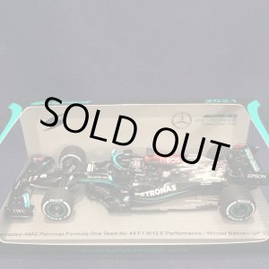 画像: セカンドハンド品●SPARK1/43 MERCEDES W12 WINNER BAHRAIN GP 2021 (L.ハミルトン）#44