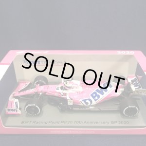 画像: セカンドハンド品●SPARK 1/43 BWT RACING POINT RP20 70th ANNIVERSARY GP 2020 (N.ヒュルケンベルグ)#27