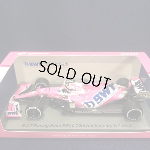 画像1: セカンドハンド品●SPARK 1/43 BWT RACING POINT RP20 70th ANNIVERSARY GP 2020 (N.ヒュルケンベルグ）#27