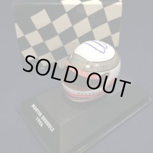 画像: セカンドハンド品●PMA1/8スケール ミニチュアヘルメット (M.BRUNDLE)1996