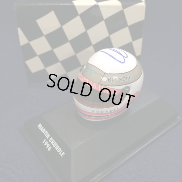 画像1: セカンドハンド品●PMA1/8スケール ミニチュアヘルメット (M.BRUNDLE）1996