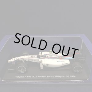 画像: セカンドハンド品●鈴鹿サーキット別注●SPARK 1/43 WILLIAMS FW36 MALAYSIA GP 2014 (V.ボッタス)#77