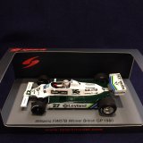 画像: 新品正規入荷品●SPARK 1/43 WILLIAMS FW07B WINNER BRITISH GP 1980 (A.ジョーンズ）#27