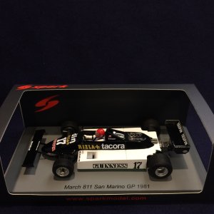 画像: 新品正規入荷品●SPARK 1/43 MARCH 811 SAN MARINO GP 1981 (E.SALAZAR) #17