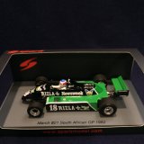 画像: 新品正規入荷品●SPARK 1/43 MARCH 821 SOUTH AFRICAN GP 1982 (R.BOESEL) #18