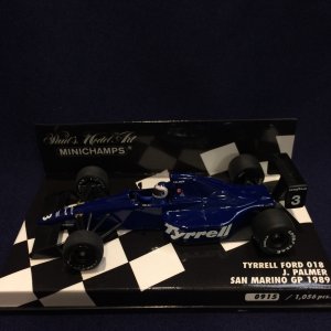 画像: セカンドハンド品●PMA1/43 TYRRELL FORD 018 SAN MARINO GP 1989 (J.パーマー) #3