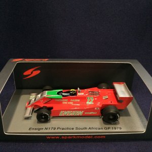 画像: セカンドハンド品●SPARK 1/43 ENSING N179 PRACTICE SOUTH AFRICAN GP 1979 (D.DALY) #22