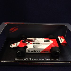 画像: セカンドハンド品●タバコ仕様●SPARK 1/43 McLAREN MP4-1B WINNER LONG BEACH GP 1982 (N.ラウダ)#8