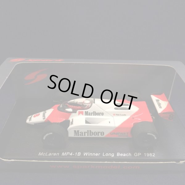 画像1: セカンドハンド品●タバコ仕様●SPARK 1/43 McLAREN MP4-1B WINNER LONG BEACH GP 1982 (N.ラウダ）#8