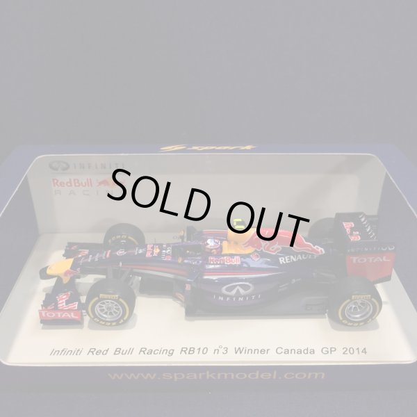 画像1: セカンドハンド品●SPARK 1/43 RED BULL RB10 WINNER CANADA GP 2014 (D.リカルド）#3