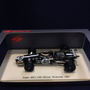 画像: セカンドハンド品●SPARK 1/43 EAGLE MK3 WINNER RIVERSIDE GP 1967 (D.GURNEY) #48