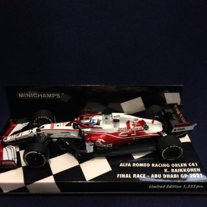 画像: セカンドハンド品●PMA1/43 ALFA ROMEO C41 FINAL RACE ABU DHABI GP 2021 (K.ライコネン)#7
